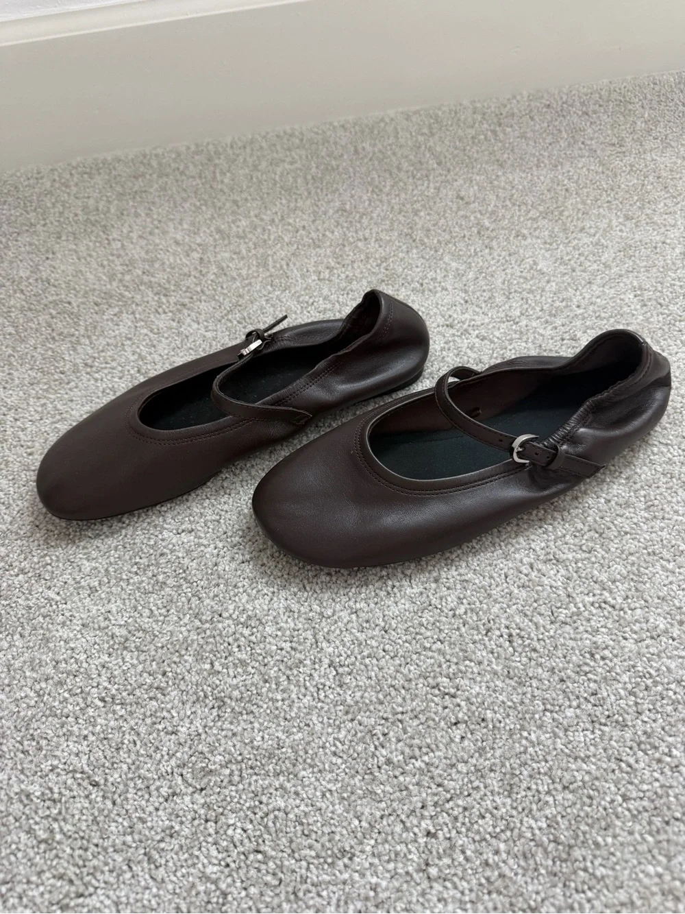 Brown Mary flats brown